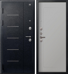 Товар Дверь V-03 Черный муар - Кашемир сильвер DIS007341