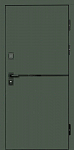 Дверь Термо-Доор Тренд Грин(черная фурнитура) (квартира) DIS007546 фото